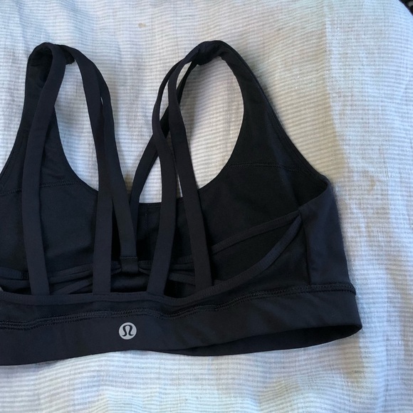 lululemon athletica Other - Lululemon Black Energy Exhale Sports Bra EUC